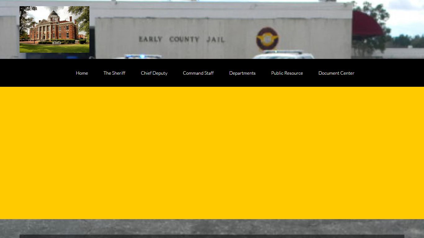 EARLY COUNTY SHERIFF'S OFFICE - Detention